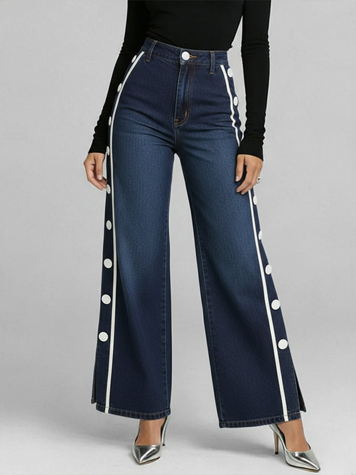 Vika - Slim-Fit-Jeans mit Frontreißverschluss
