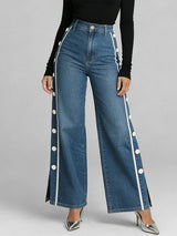 Vika - Slim-Fit-Jeans mit Frontreißverschluss