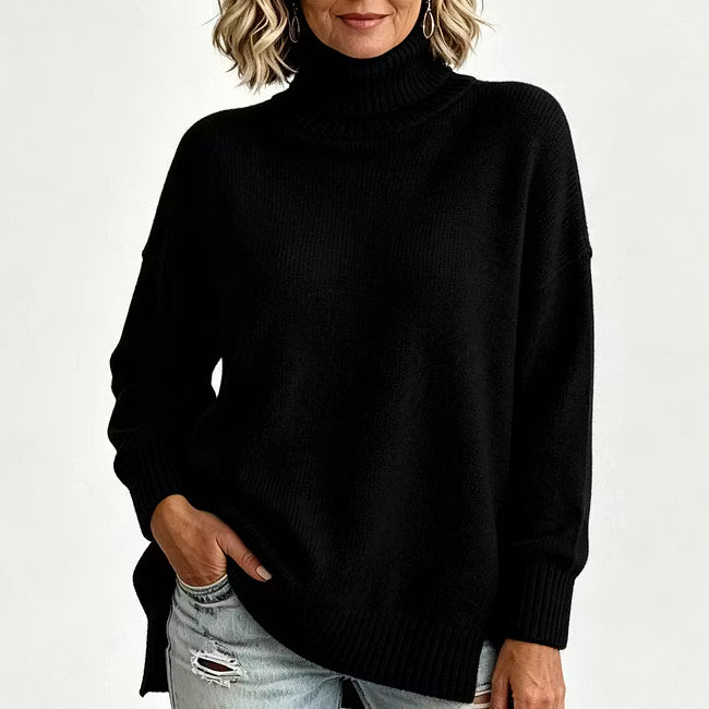 Bettina - Locker geschnittener Langarm-Pullover