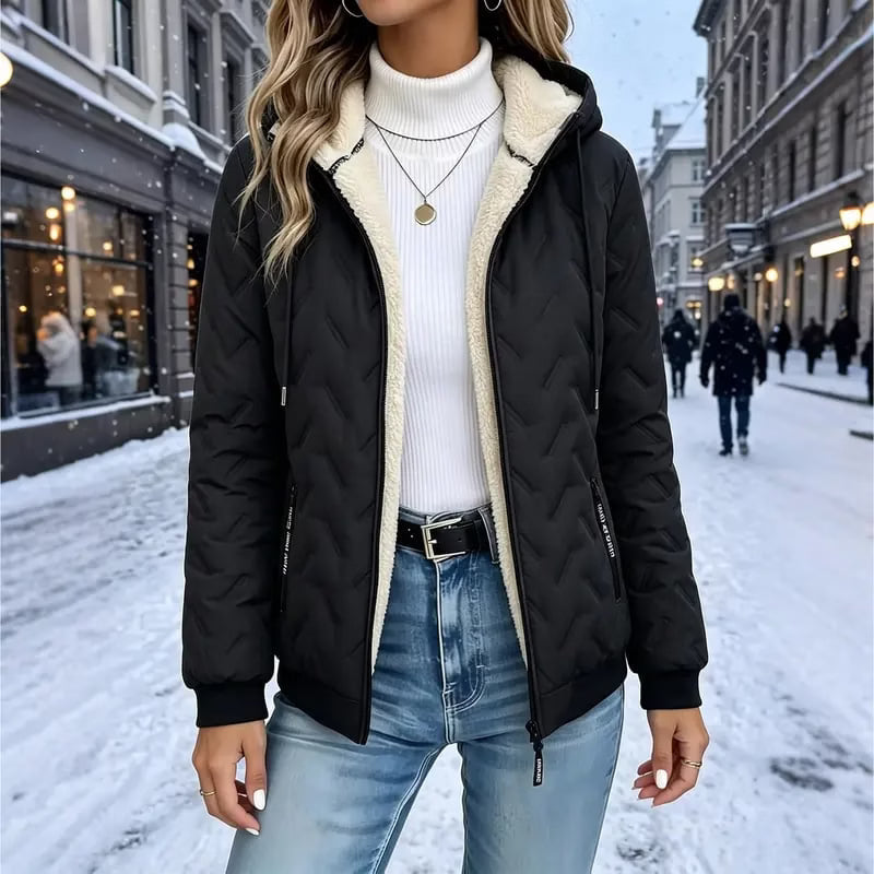 Beata - Weicher Zip-Hoodie