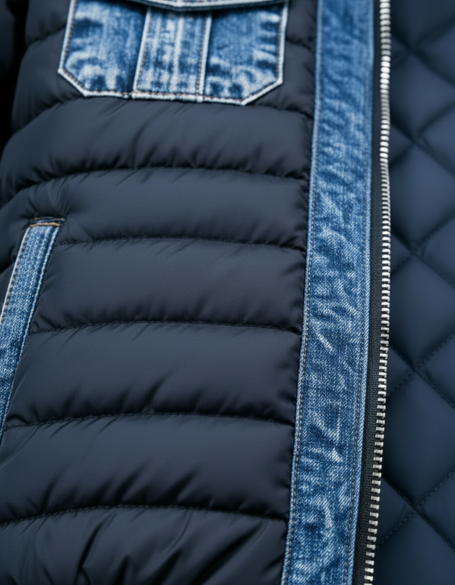 Erven - strukturierte Steppjacke