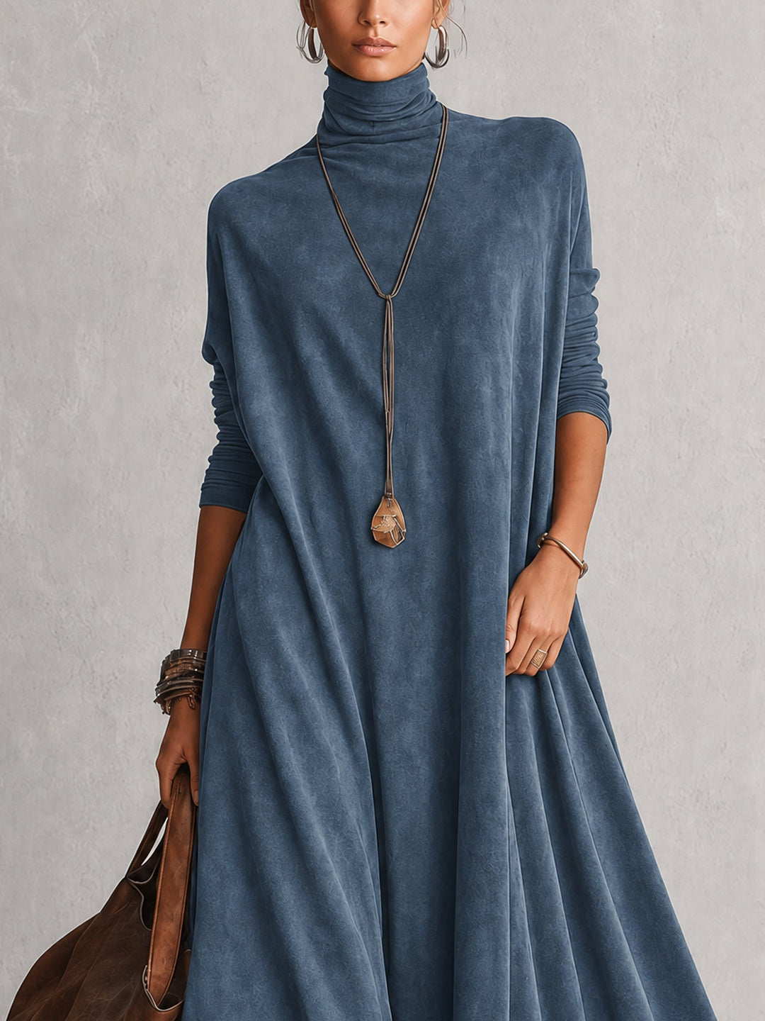 Lavina - Weiches A-Linien-Maxikleid