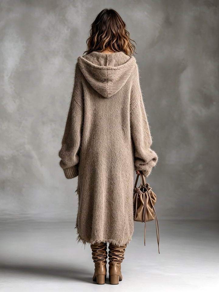 Liesel - Oversize-Midi-Kleid mit Kapuze