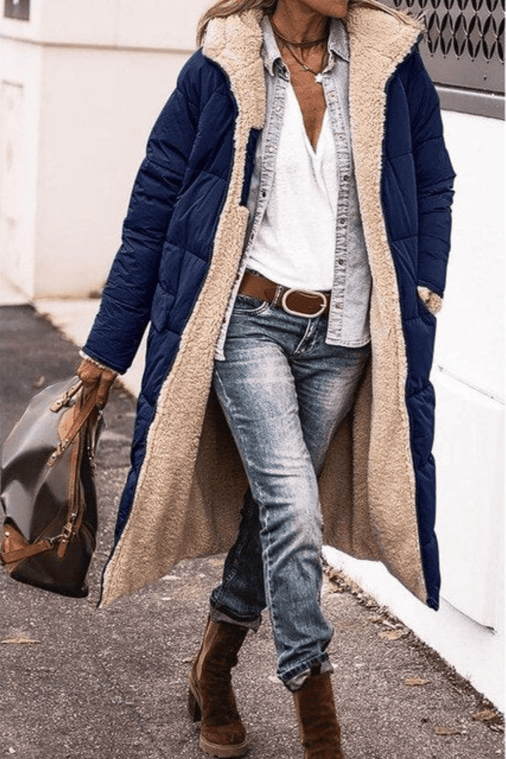 Nellie - Wendbarer Longline-Mantel