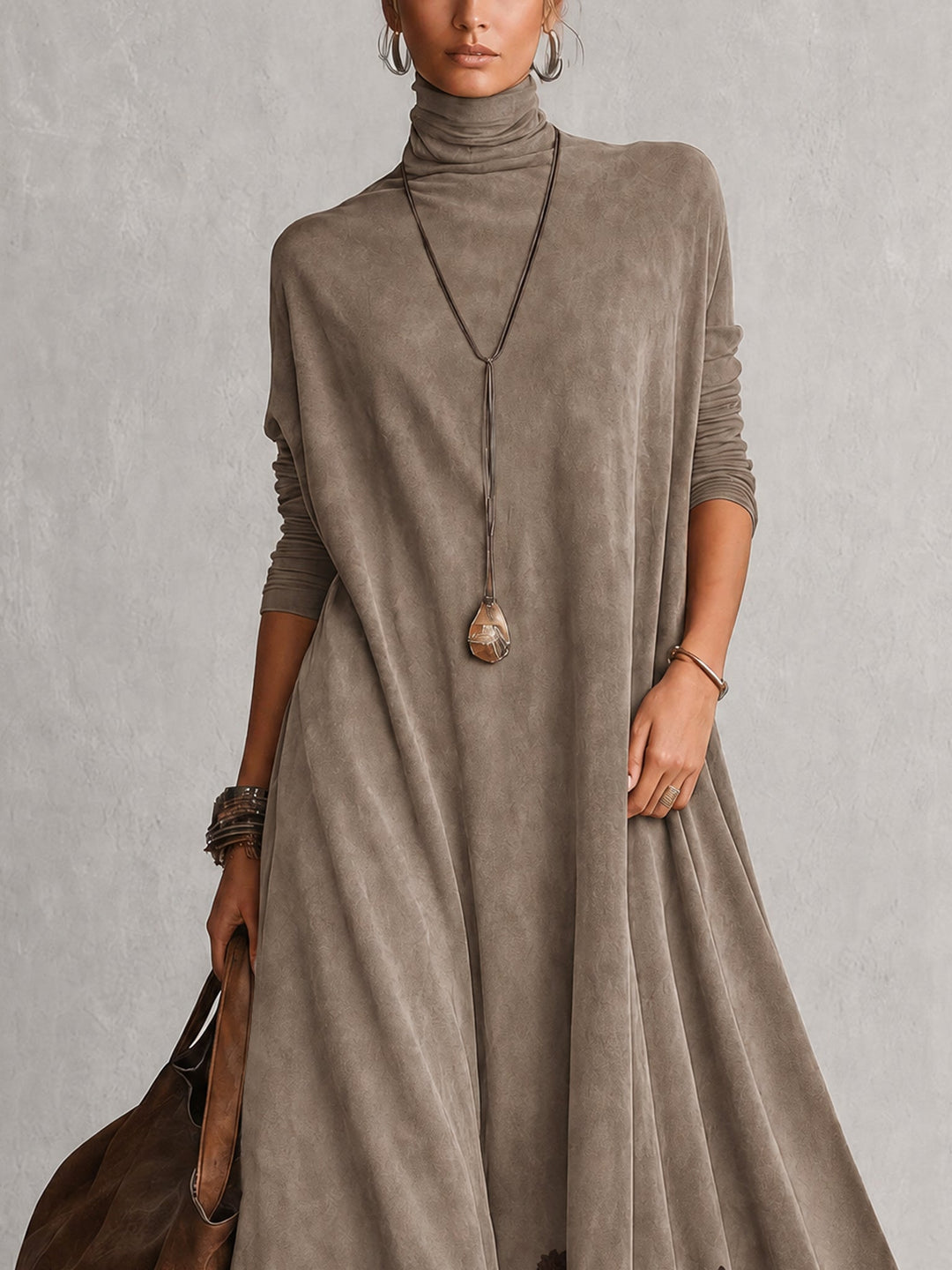 Pamina - A-Linien-Kleid mit Spitzeneinsatz