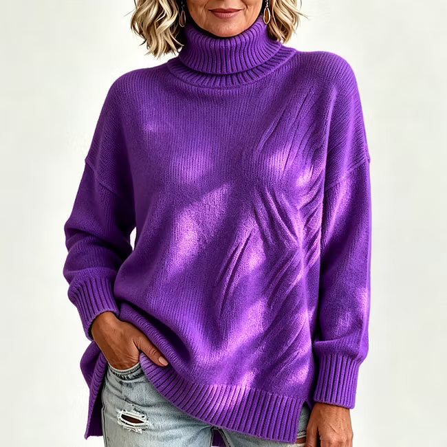Bettina - Locker geschnittener Langarm-Pullover