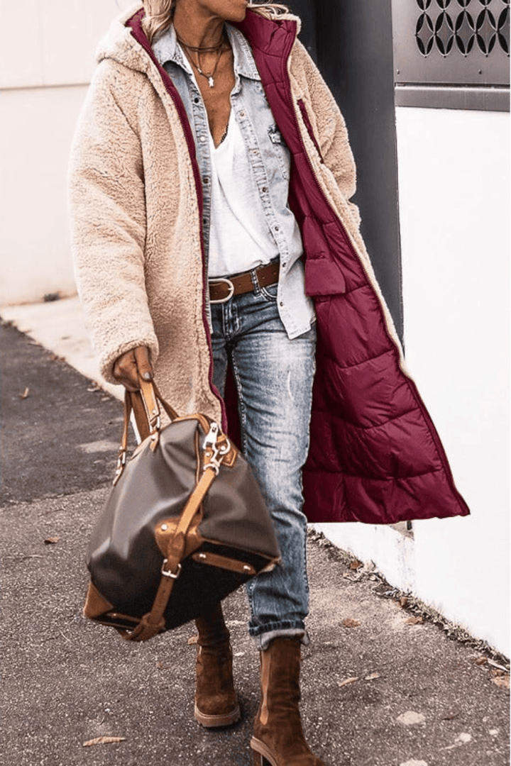 Nellie - Wendbarer Longline-Mantel