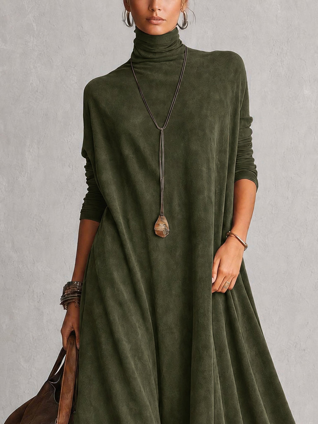 Pamina - A-Linien-Kleid mit Spitzeneinsatz