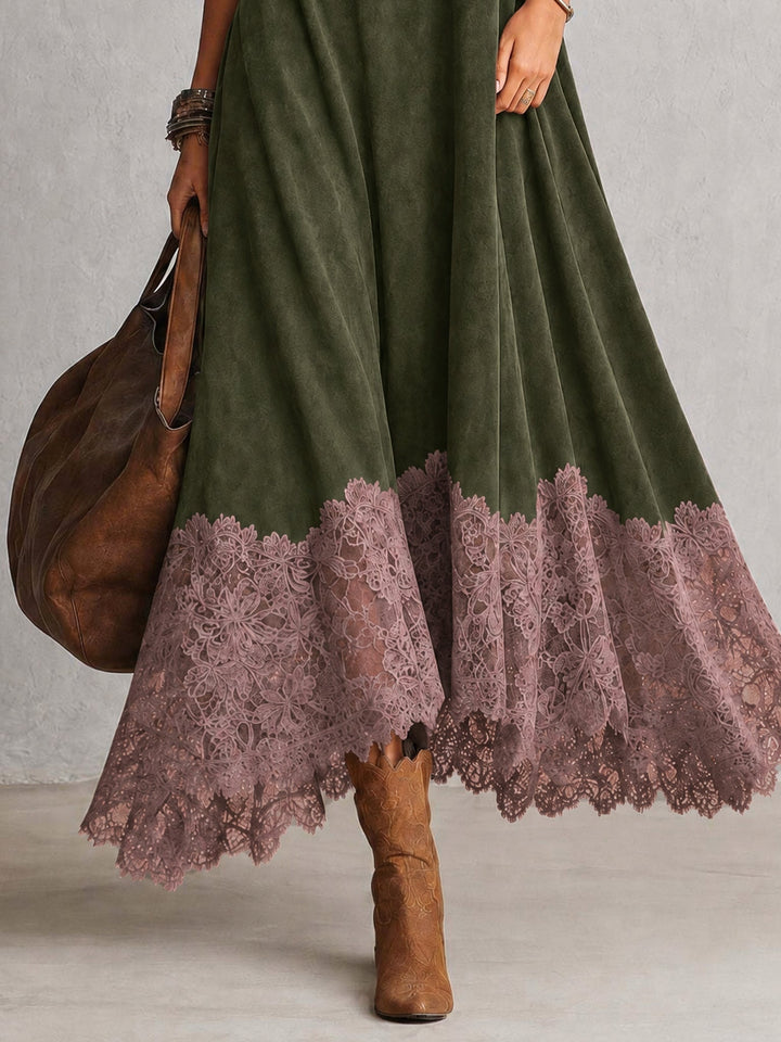 Lavina - Weiches A-Linien-Maxikleid