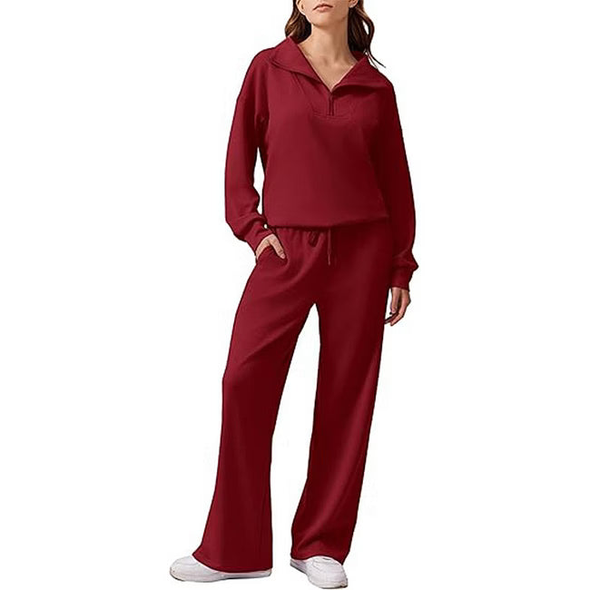 Maud - Locker geschnittener Half-Zip-Zweiteiler