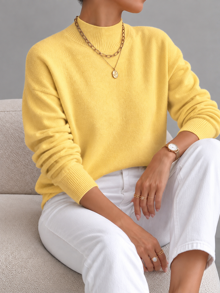 Jinty - Soft-Touch-Strickpullover im Relaxed-Fit