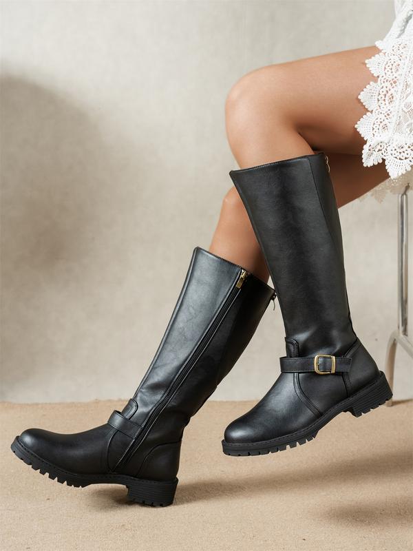 Estera - Elegante Stiefeletten mit Doppelreißverschluss und Blockabsatz