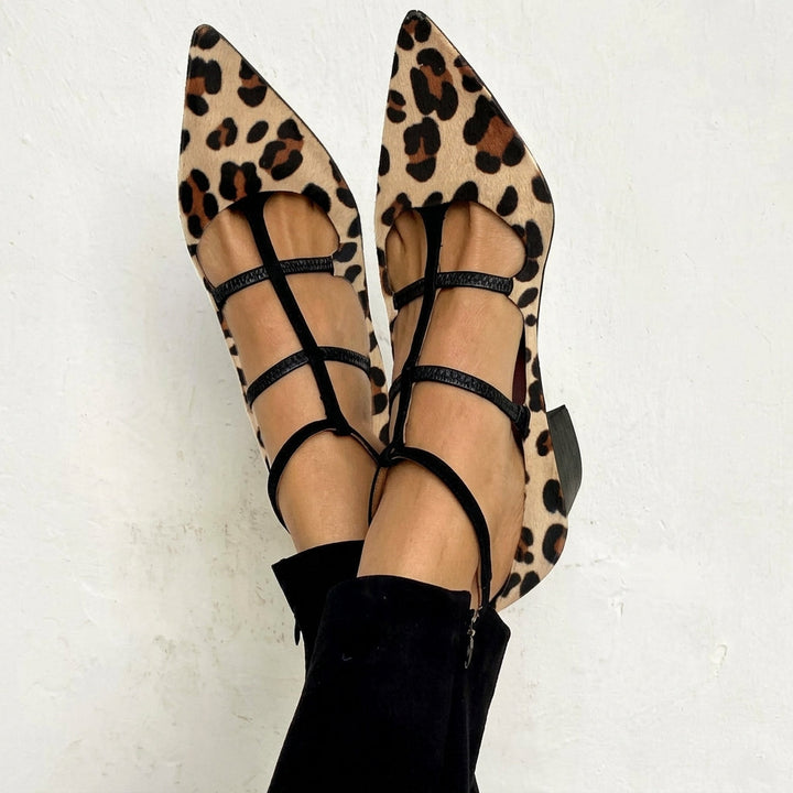 Georgina - Raffinierte High Heels mit Leopardenmuster