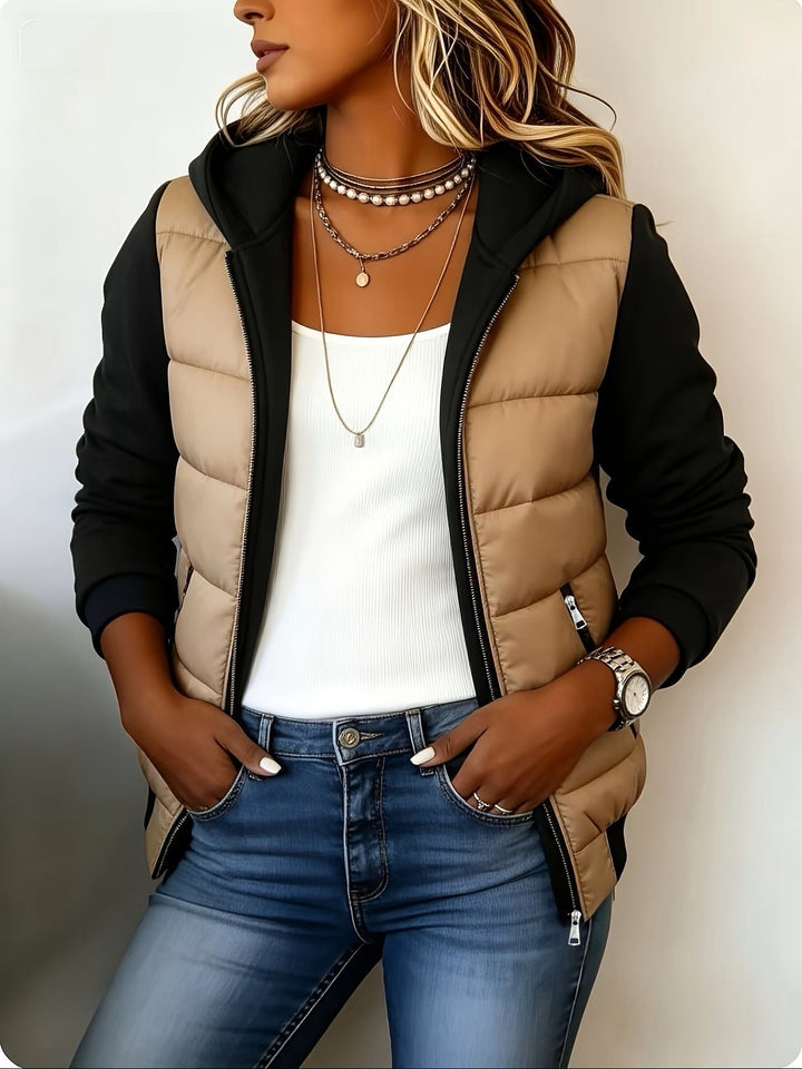 Hedda - Pufferjacke mit Kapuze und Reißverschluss