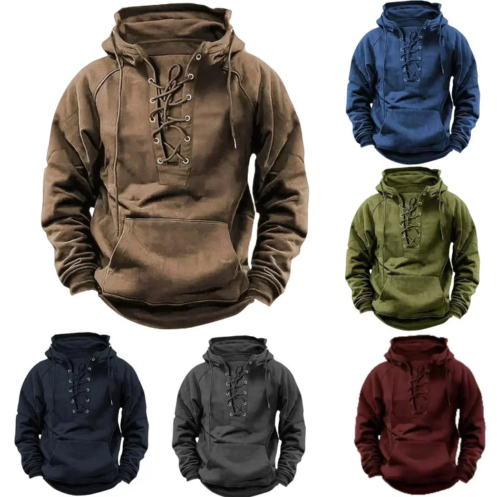 Matteo - Kapuzenpullover mit Schnürung
