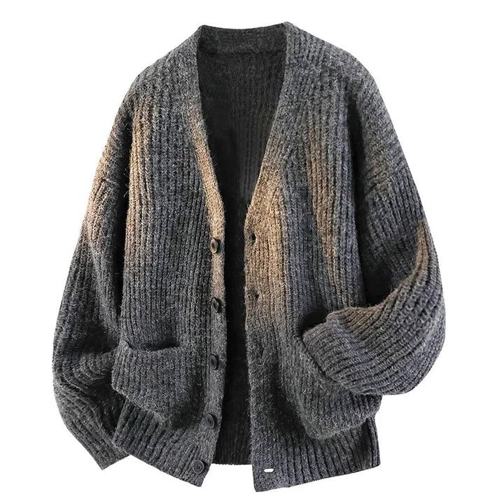 Ludo - Grobstrick-Cardigan mit Knopfleiste
