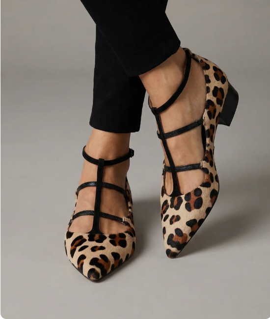 Georgina - Raffinierte High Heels mit Leopardenmuster