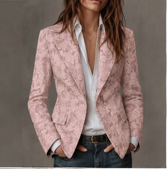 Norelia - Taillierter Jacquard-Blazer