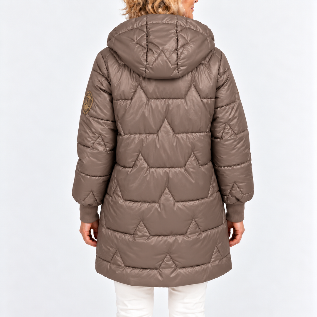Tilda - Gestepfte langärmlige Pufferjacke