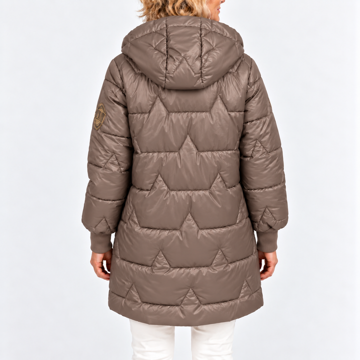 Tilda - Gestepfte langärmlige Pufferjacke