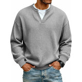 Arwel - Strukturierter Waffelstrick-Pullover