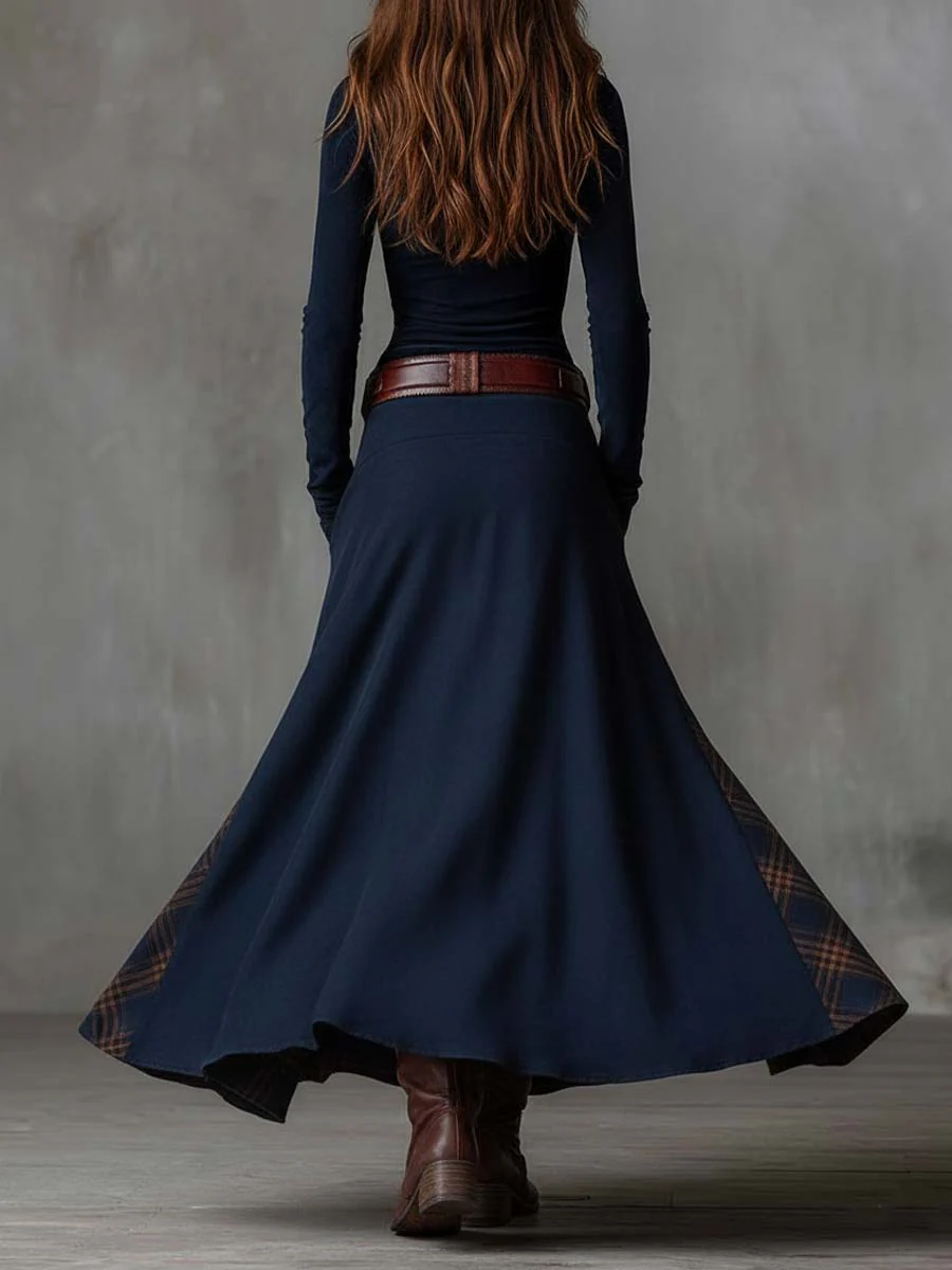 Feline - Softes Patchwork-Kleid