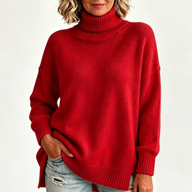 Bettina - Locker geschnittener Langarm-Pullover