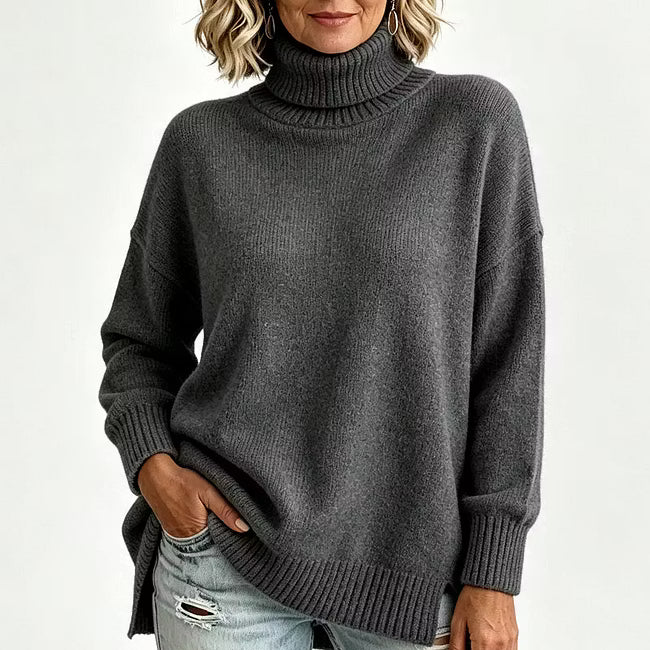 Bettina - Locker geschnittener Langarm-Pullover