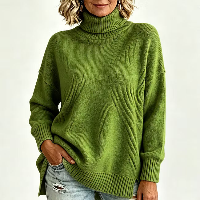 Bettina - Locker geschnittener Langarm-Pullover