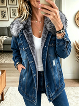 Raisa - Gefütterte Truckerjacke