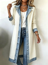 Odelia - Langer, strukturierter Cardigan