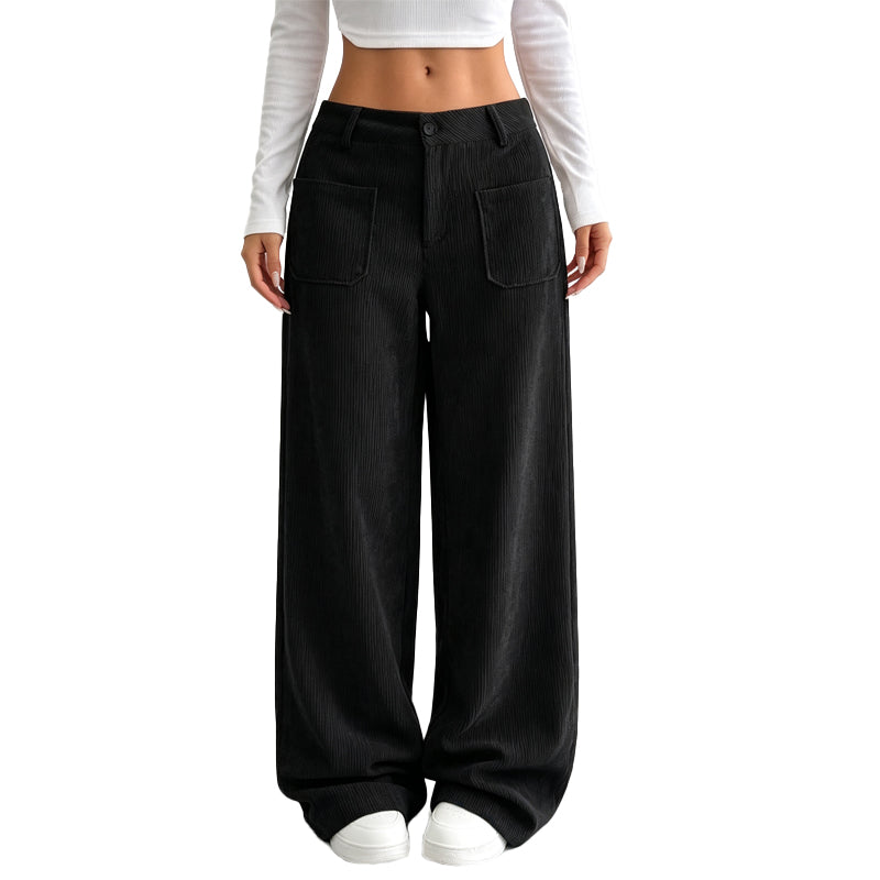 Irma - Weit geschnittene Soft-Touch-Hose