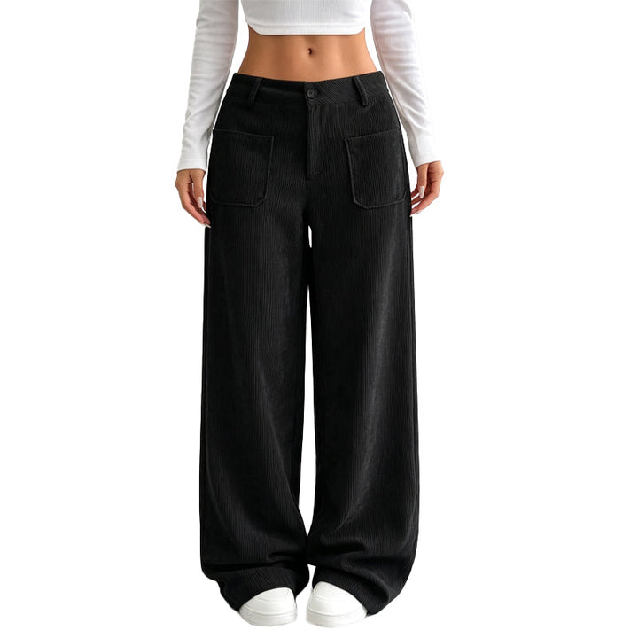 Irma - Weit geschnittene Soft-Touch-Hose